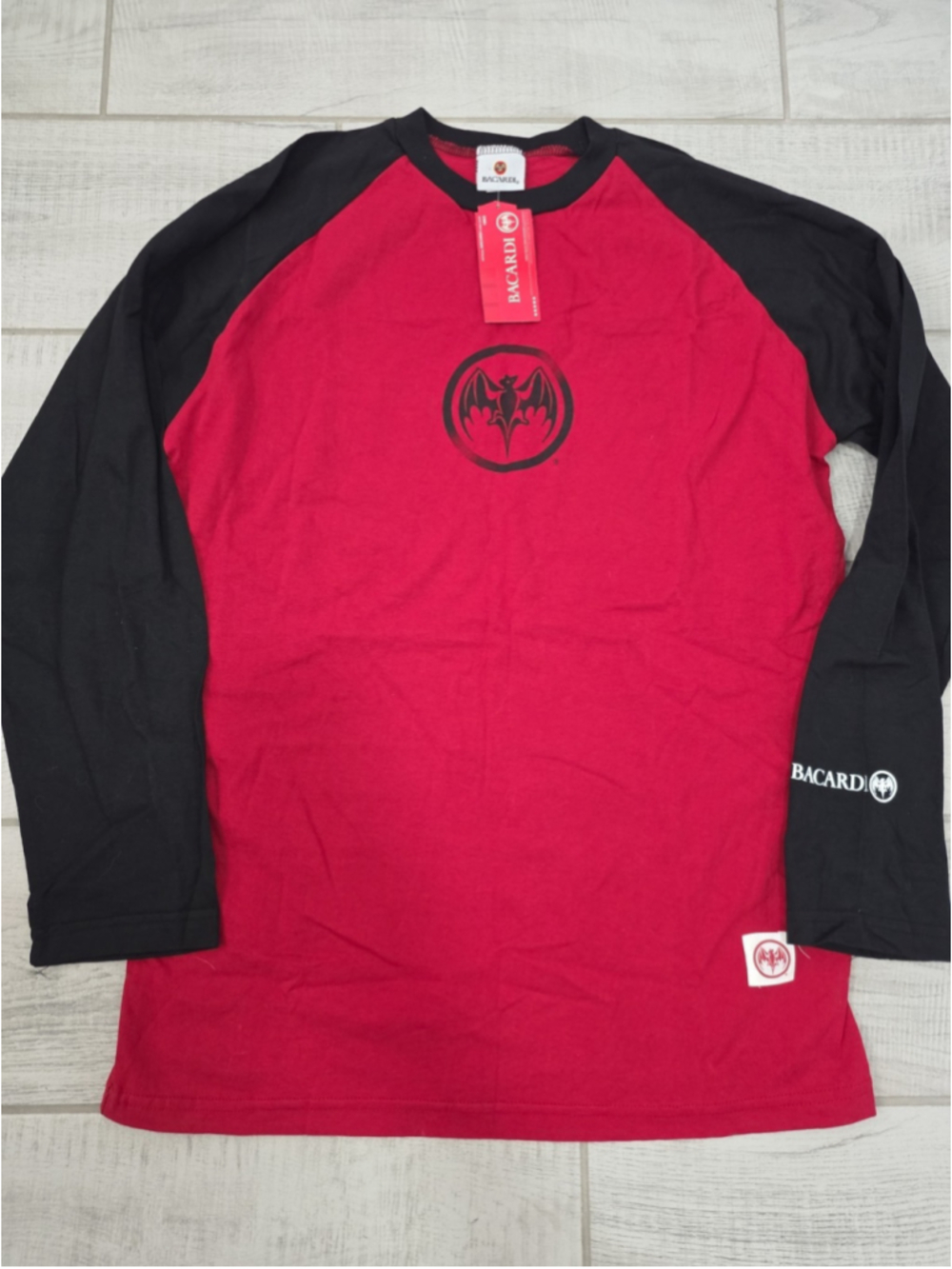 NWT Vintage 2003 Bacardi alcohol Long Sleeve Shirt Size Medium